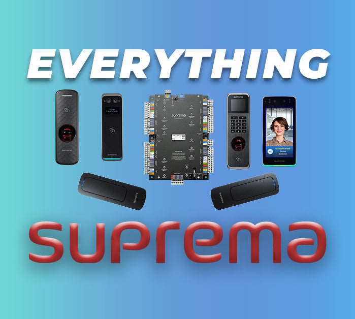 Everything Suprema - Control Panel, Readers, and Software!