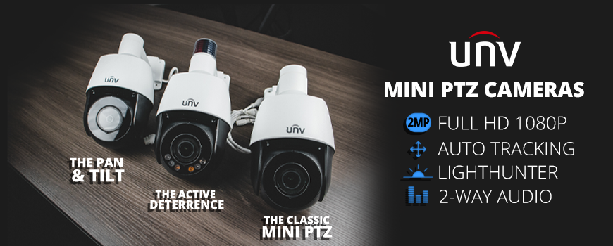 Uniview's Outdoor Mini PTZ Series: We Have Something For Everyone!
