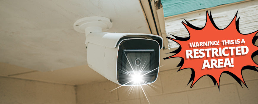 Active Deterrence Cameras: Motion-Activated Strobe, Siren, and Vocal Warnings. Say Goodbye to False Alarms!