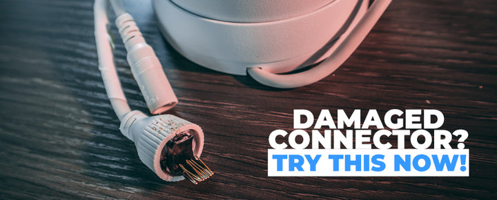 How to Fix Your IP Security Camera's Damaged RJ45 Ethernet Connection