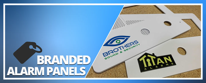 Custom Alarm Panel Branding: Premium, High-Quality, Color Logos Printed On Your Alarm Panel Face Plates