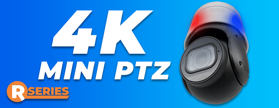 4K PTZ With Active Deterrence & Artificial Intelligence! This Mini PTZ from R-Series is Might be Exactly What You’re Looking For