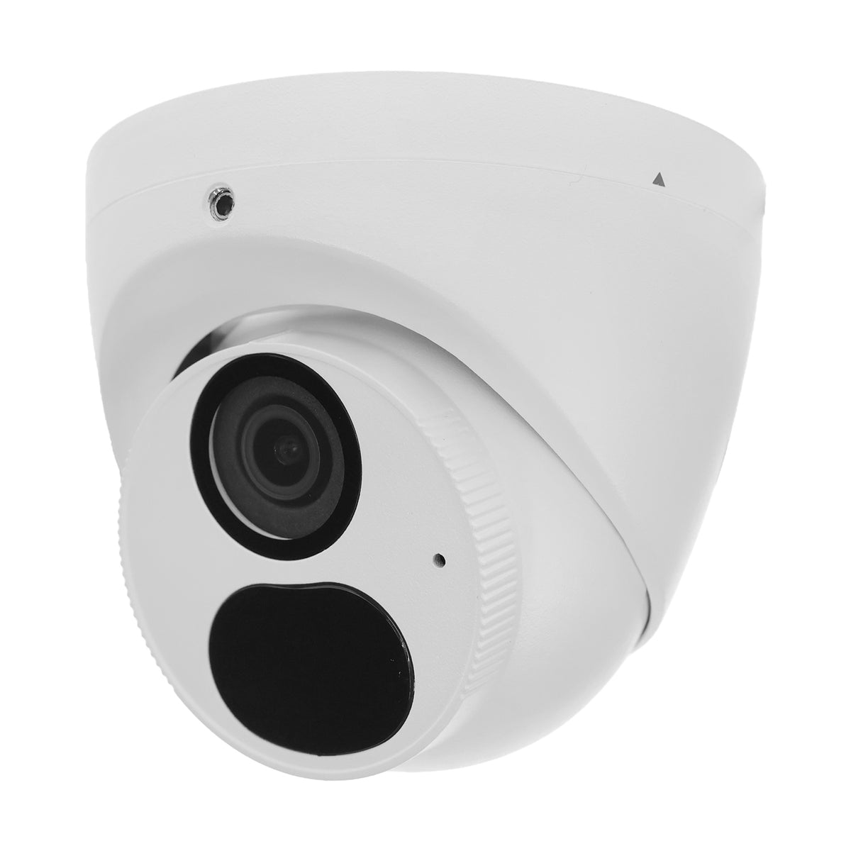Guard Series NDAA Compliant 8MP 4K 2.8mm Fixed Lens IP Turret Security Camera w/ IR for Night Vision, AI Smart Events & Built-In Mic (H1T-8F28)