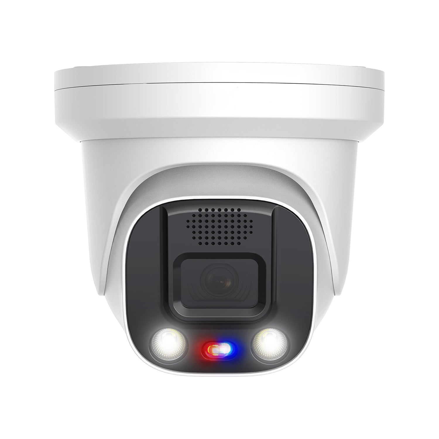 L-Series 4K Ultra HD Weatherproof Active Deterrence 24/7 Color Turret IP Security Camera with a 2.8mm Fixed Lens and Built-in Mic and Speaker (L8T-DT)