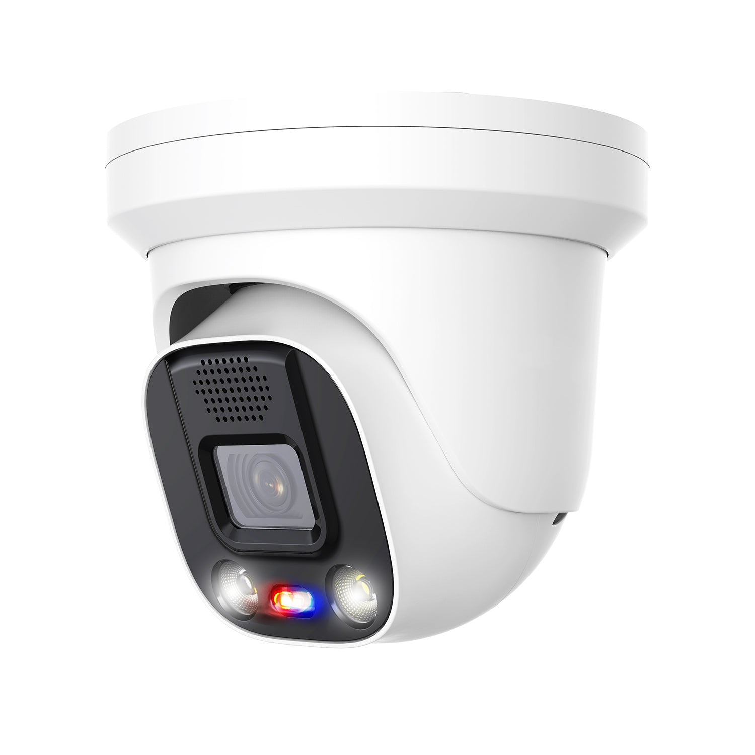 L-Series 4K Ultra HD Weatherproof Active Deterrence 24/7 Color Turret IP Security Camera with a 2.8mm Fixed Lens and Built-in Mic and Speaker (L8T-DT)