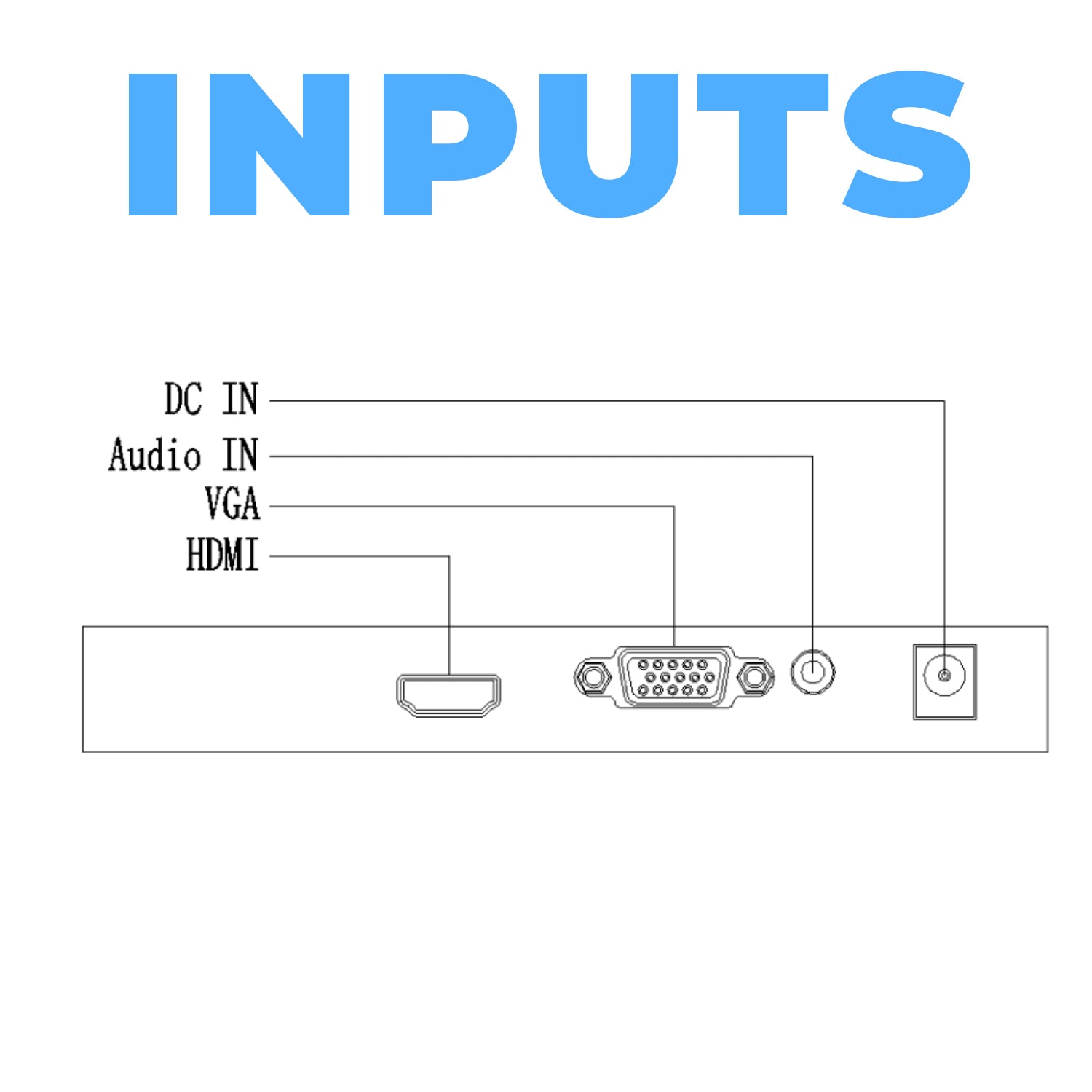 Uniview 24" Full HD 1080P LED Display Spot Monitor for Security System/NVRs & 24/7 Continuous Operation (MW3224-V)