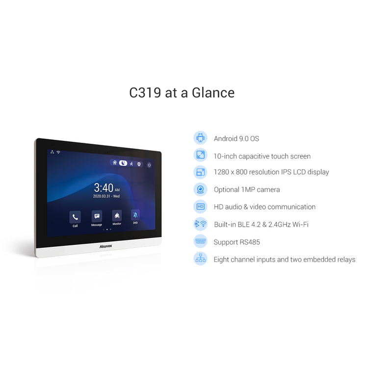 Akuvox Video Intercom Monitors - Nelly's Security