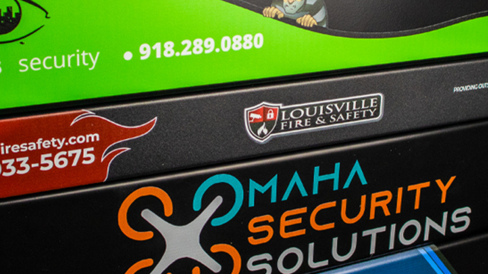 Custom Branded Server Racks at Nelly's Security