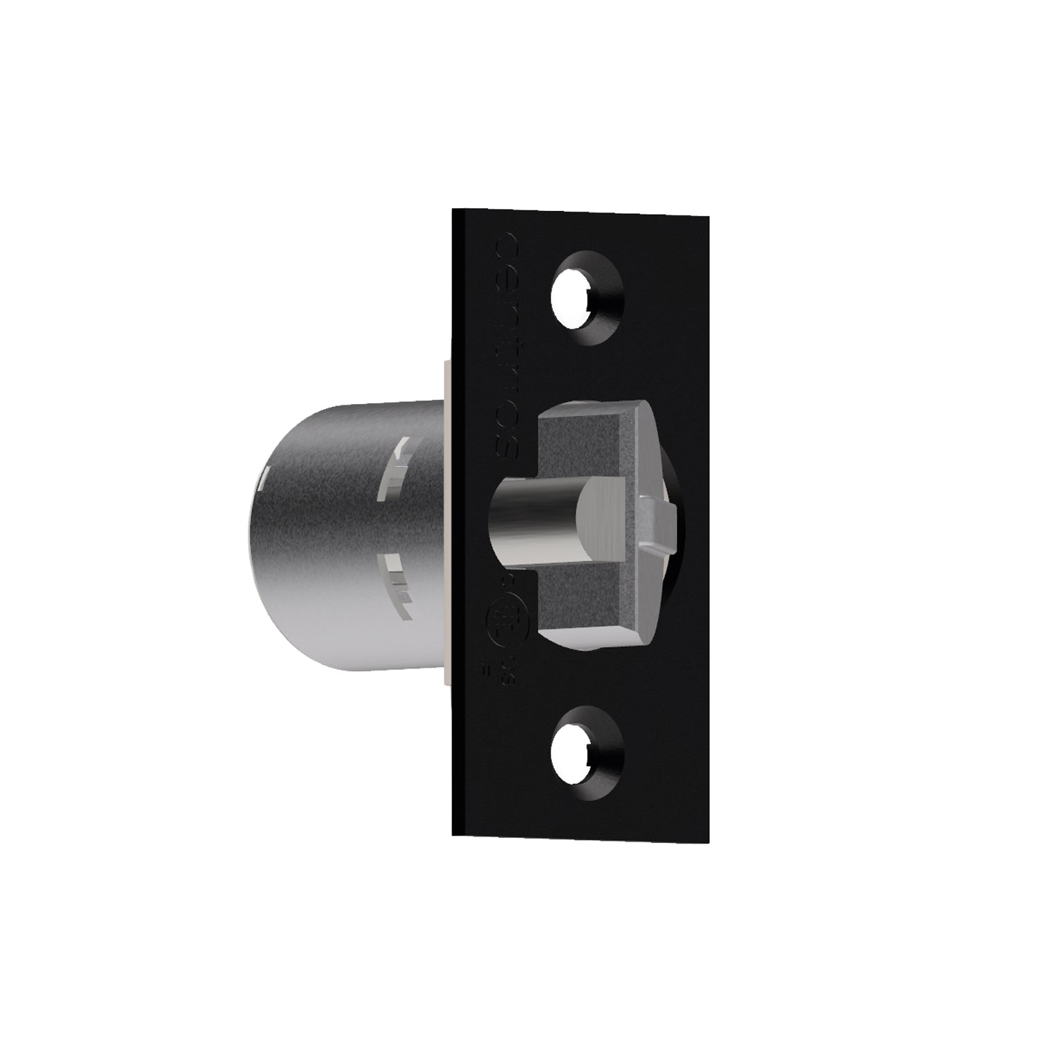 Centrios 2-3/8" Square Corner Deadlatch, Black Suede Finish for Centrios Cylindrical Locks (CE-238S-BSP)