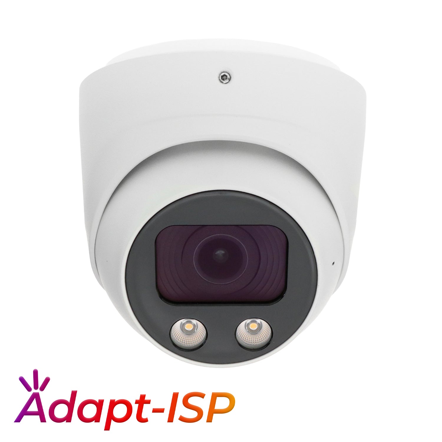 L-Series 4MP NDAA Compliant Adapt-ISP Turret IP Security Camera with 24/7 Color, 0.0001 Lux ,Large 1/1.8" Sensor & F1.0 Aperture Lens, Supplement White Lights, AI-Powered Smart Events, Built-in Mic (L4T-NC)