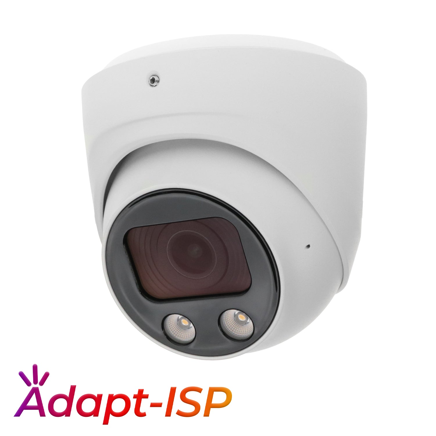 L-Series 4MP NDAA Compliant Adapt-ISP Turret IP Security Camera with 24/7 Color, 0.0001 Lux ,Large 1/1.8" Sensor & F1.0 Aperture Lens, Supplement White Lights, AI-Powered Smart Events, Built-in Mic (L4T-NC)