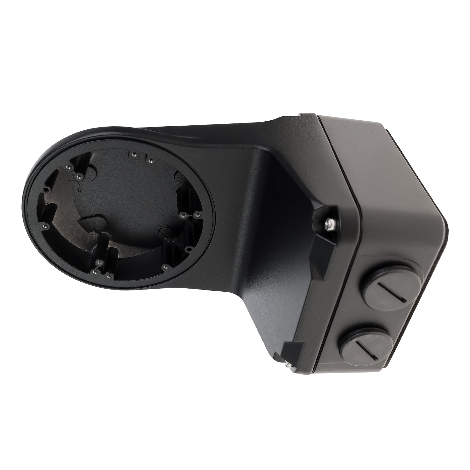 UNV Fixed Dome Camera Wall Mount with Junction Box, Black Weatherproof Aluminum Bracket (TR-JB07/WM03-G-IN-BK)