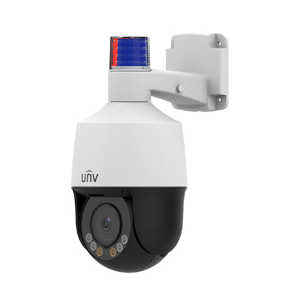 UNV 5MP LightHunter Active Deterrence NDAA-Compliant Mini PTZ Dome IP  Security Camera with Autotracking and Deep Learning AI  (IPC675LFW-AX4DUPKC-VG)