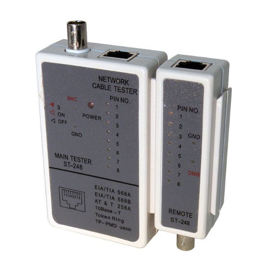 RJ45 + BNC Cable Connection Tester for Siamese and CAT5 connections