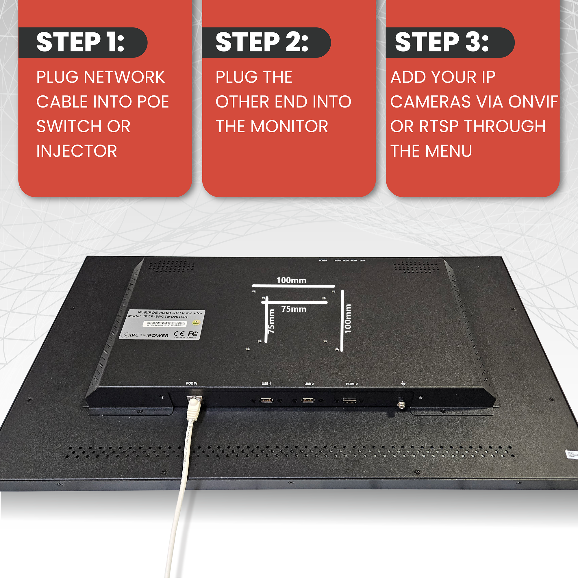 IPCamPower Video Surveillance Monitors - Nelly's Security