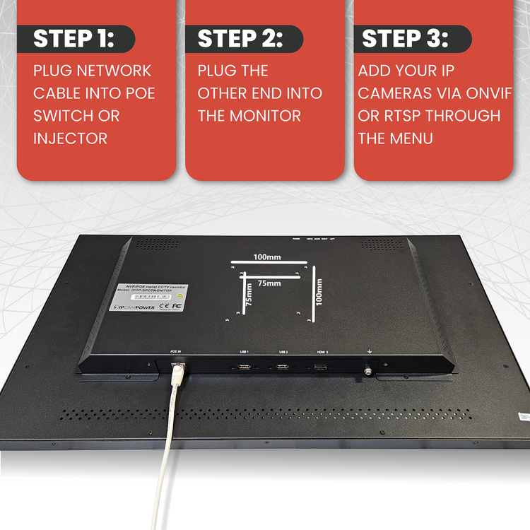 IPCamPower Video Surveillance Monitors - Nelly's Security