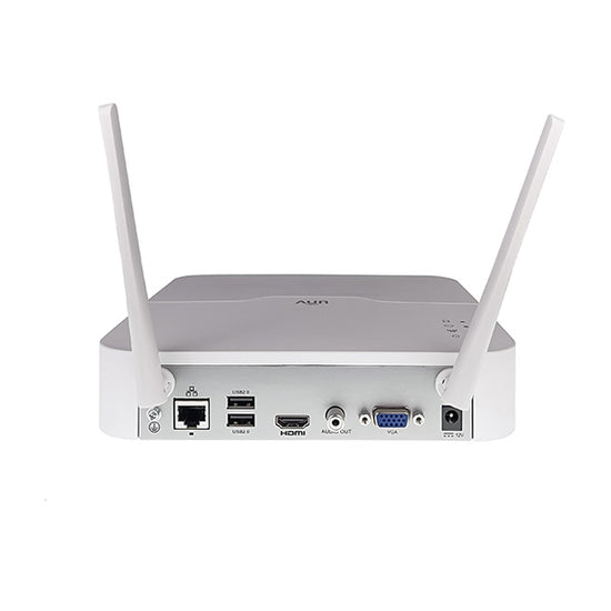 UNV 4-Channel WiFi Kit including 4-Channel NVR with Embedded Wi-Fi ...